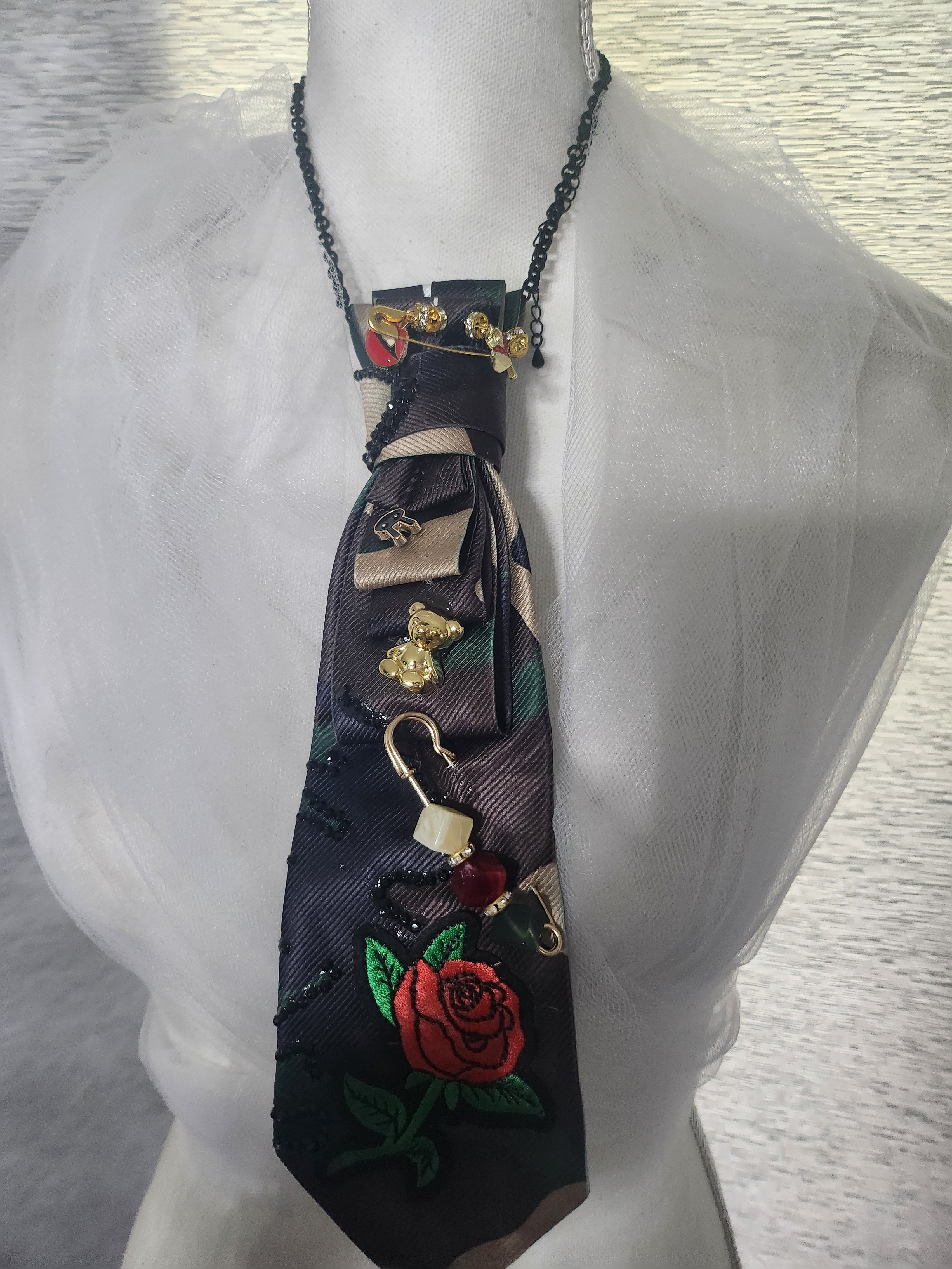 Custom Fashion-Inspired JUNK NeckTie Necklace