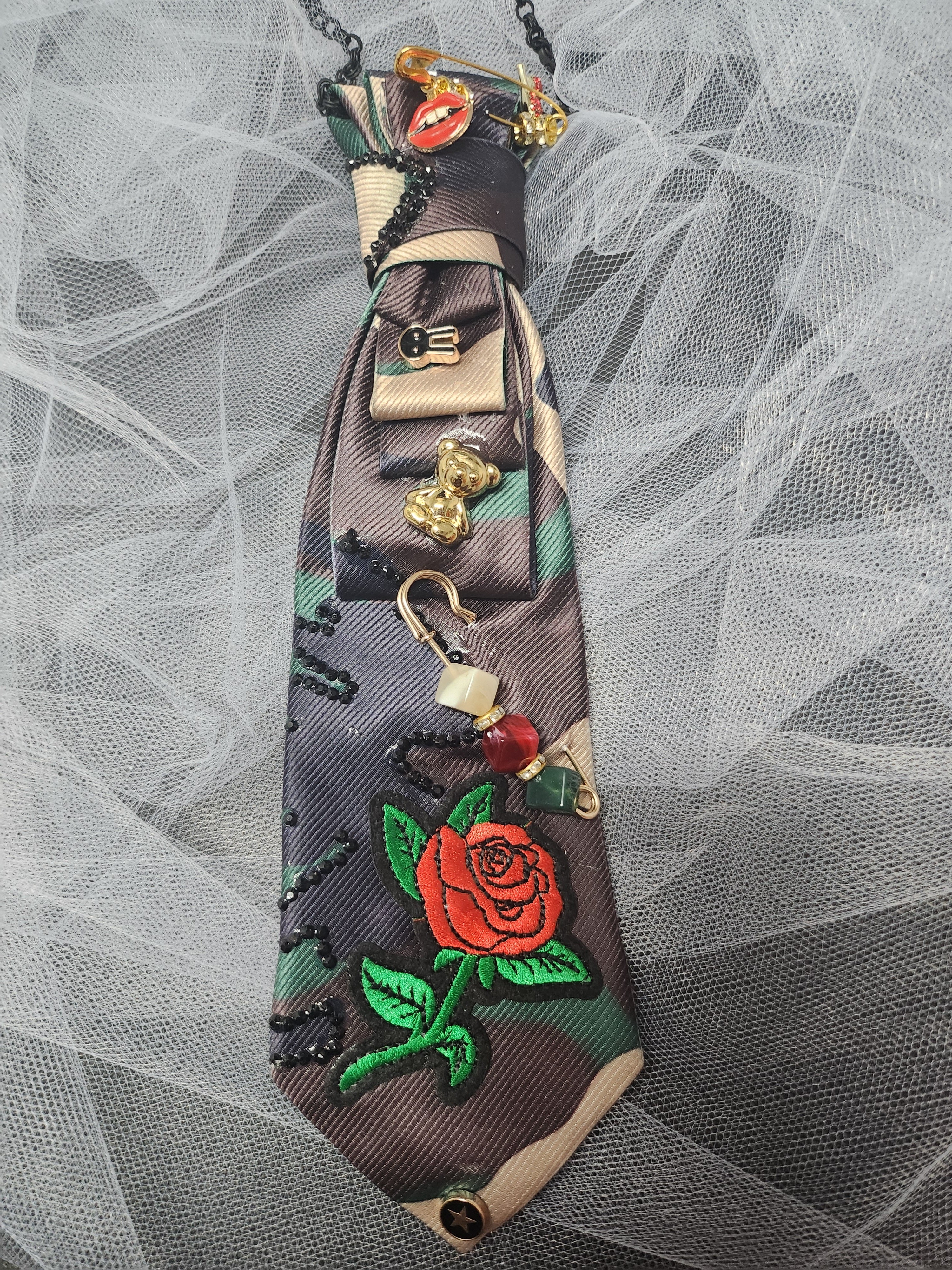 Custom Fashion-Inspired JUNK NeckTie Necklace