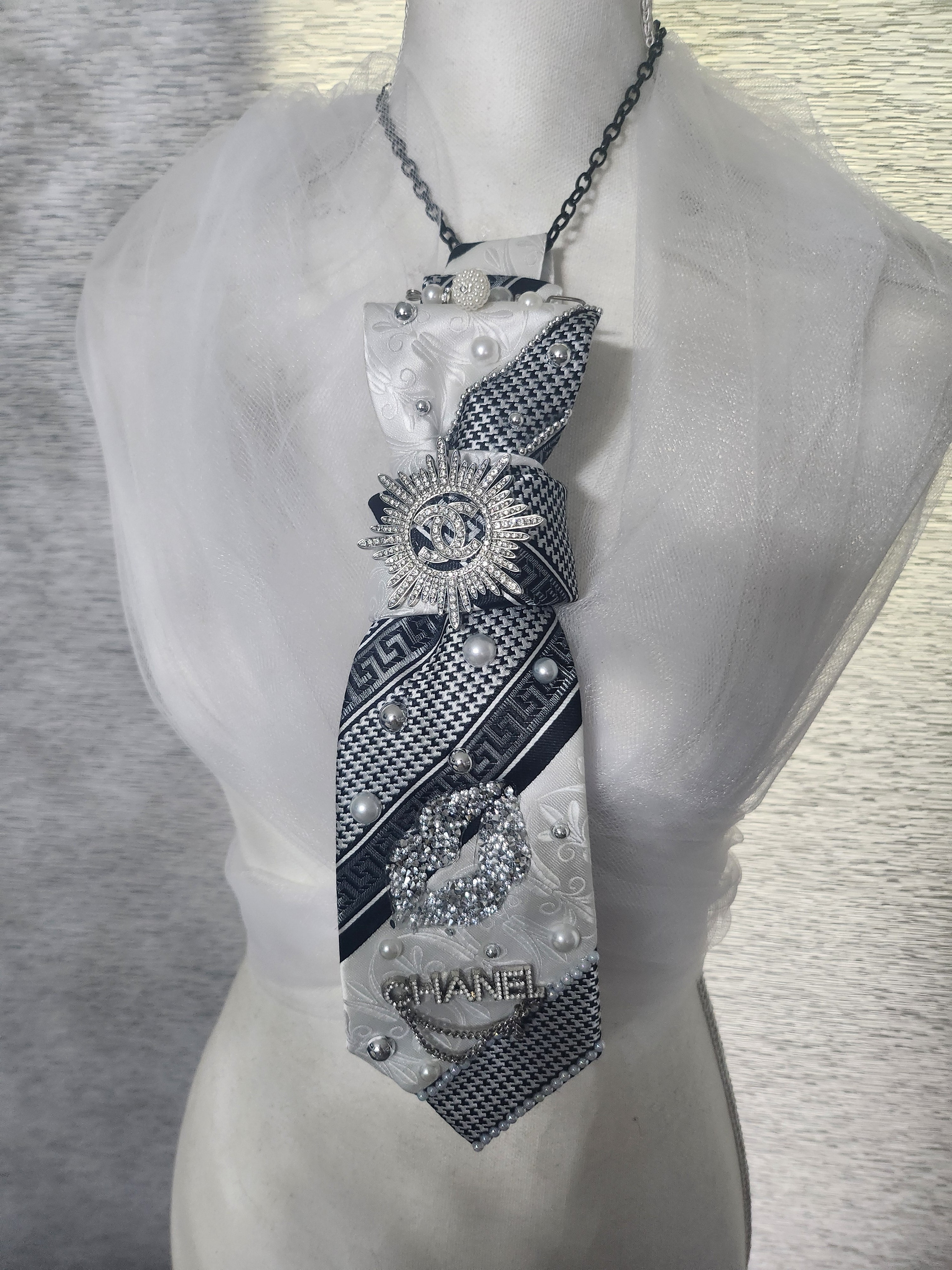 Custom Fashion-Inspired JUNK NeckTie Necklace