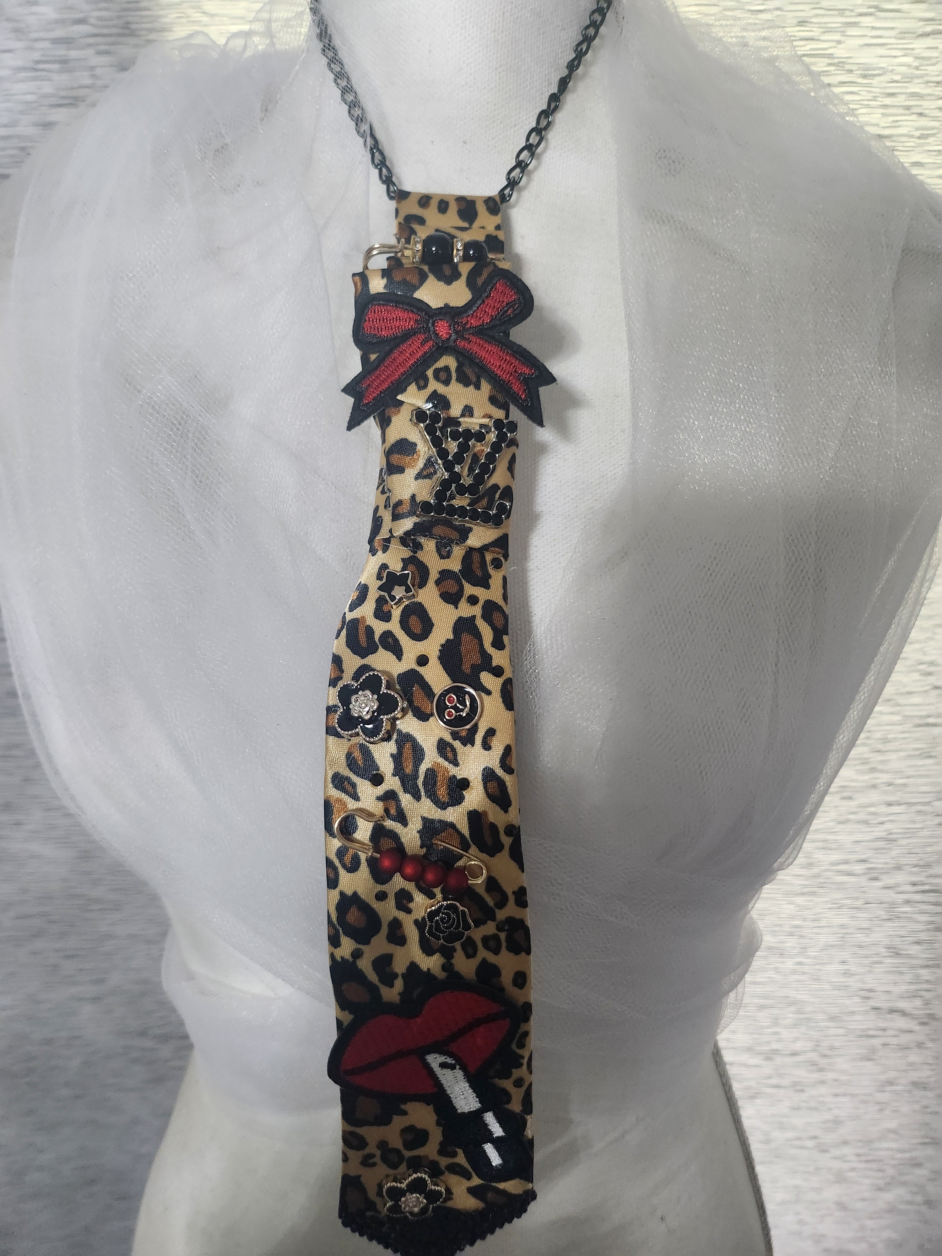 Custom Fashion-Inspired JUNK NeckTie Necklace
