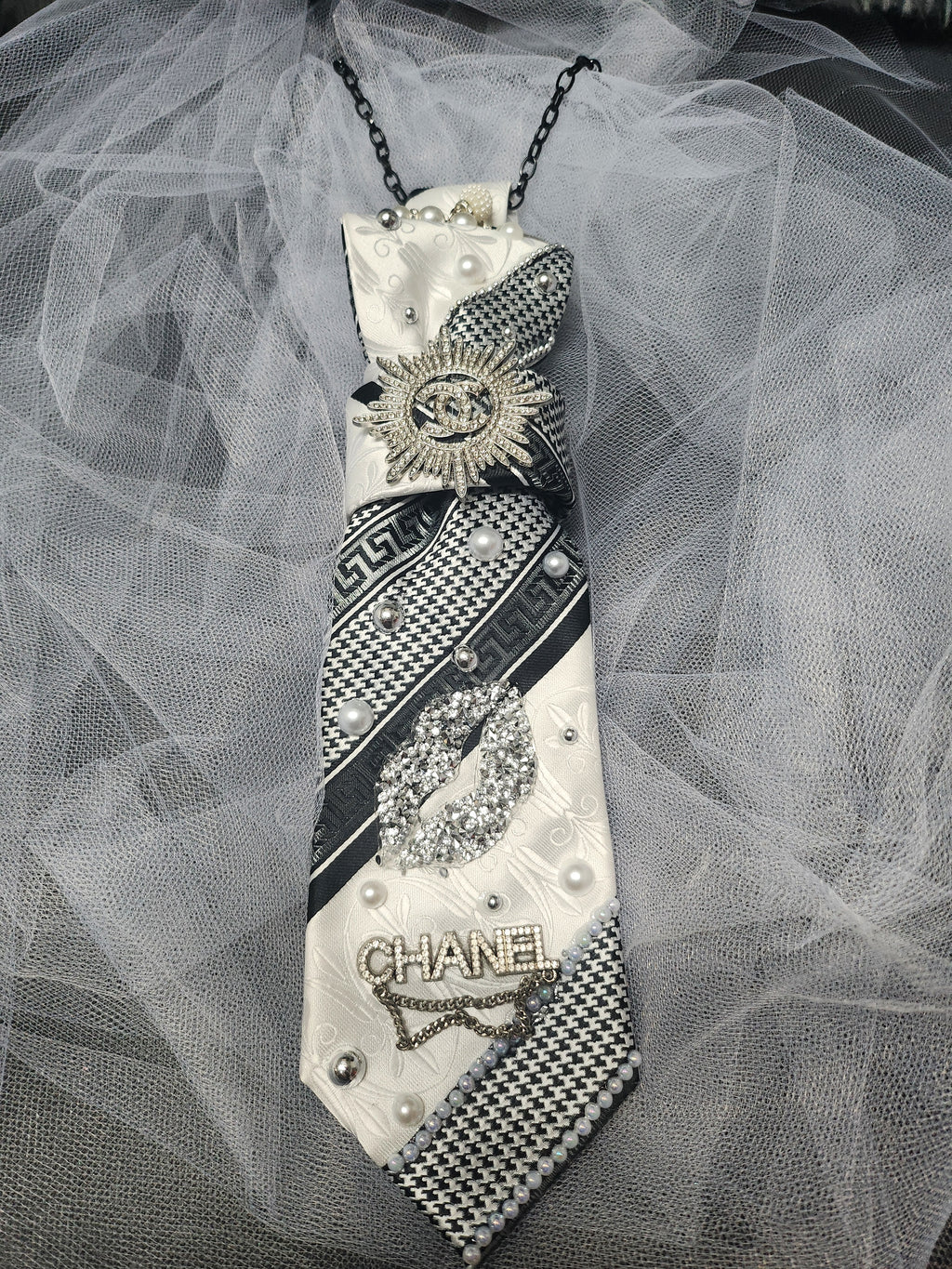 Custom Fashion-Inspired JUNK NeckTie Necklace