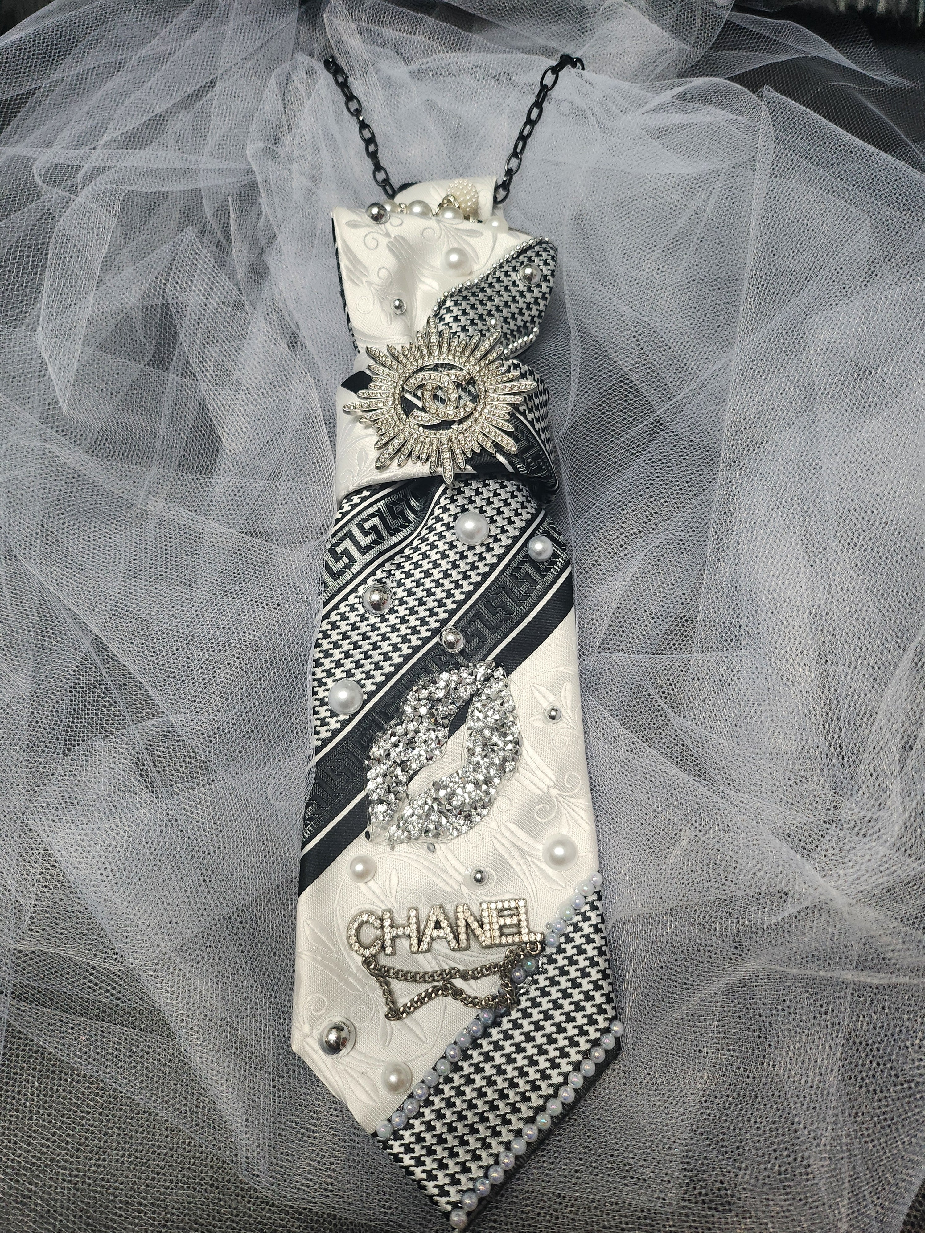 Custom Fashion-Inspired JUNK NeckTie Necklace